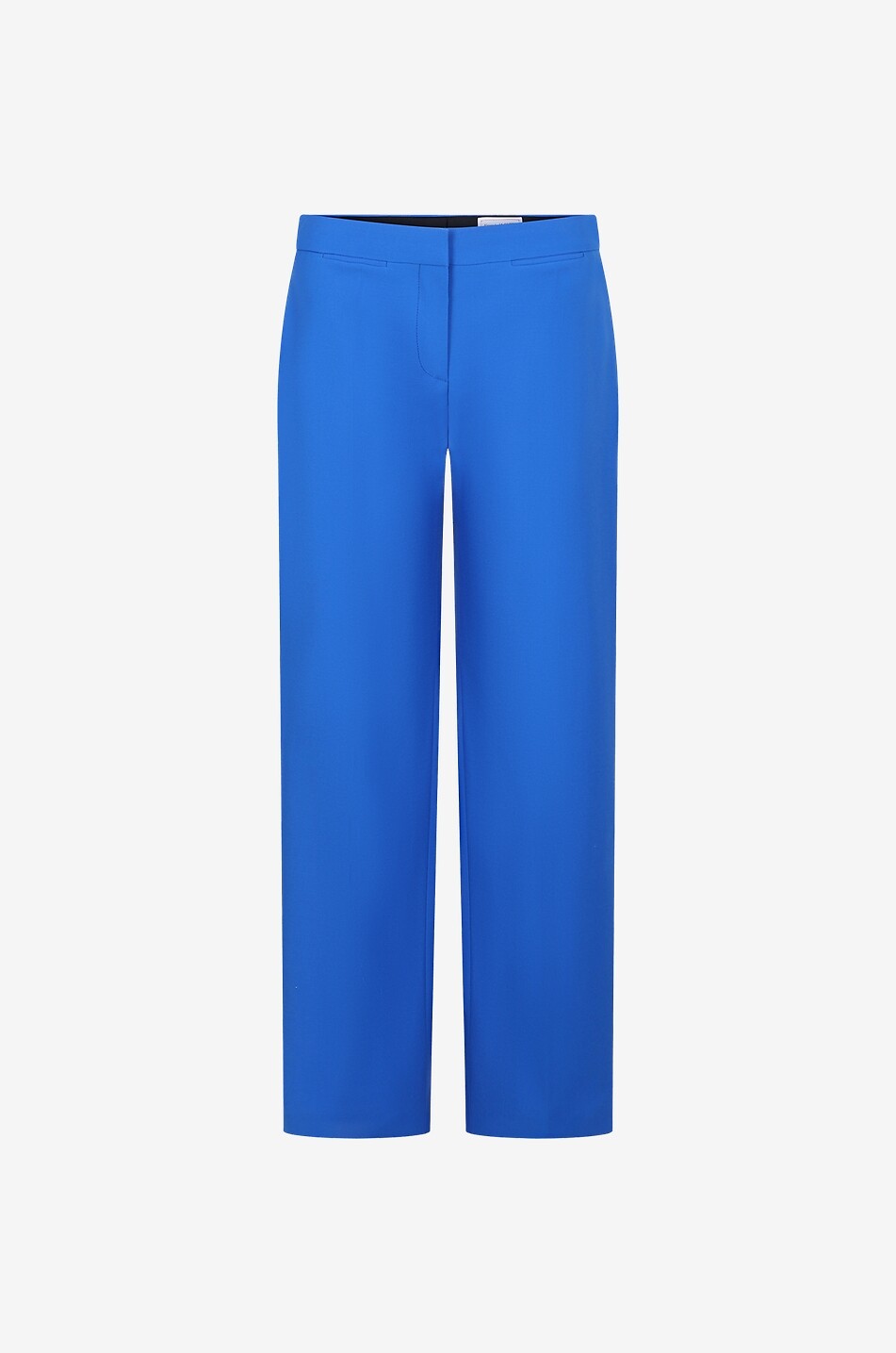Galaxy Blue fluid wide-leg wool trousers