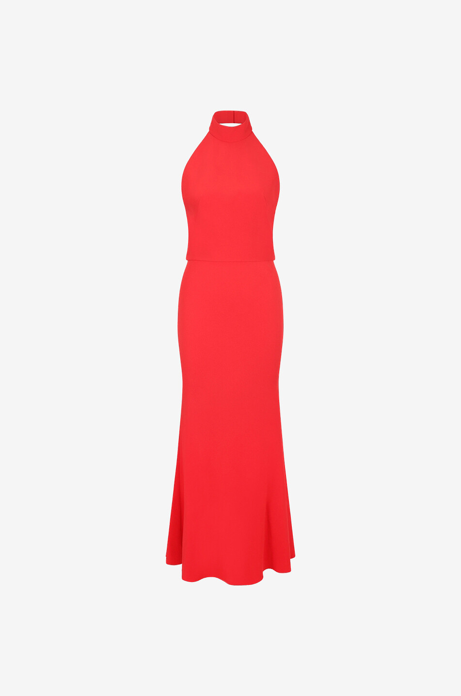 Robe longue dos nu en crêpe durable