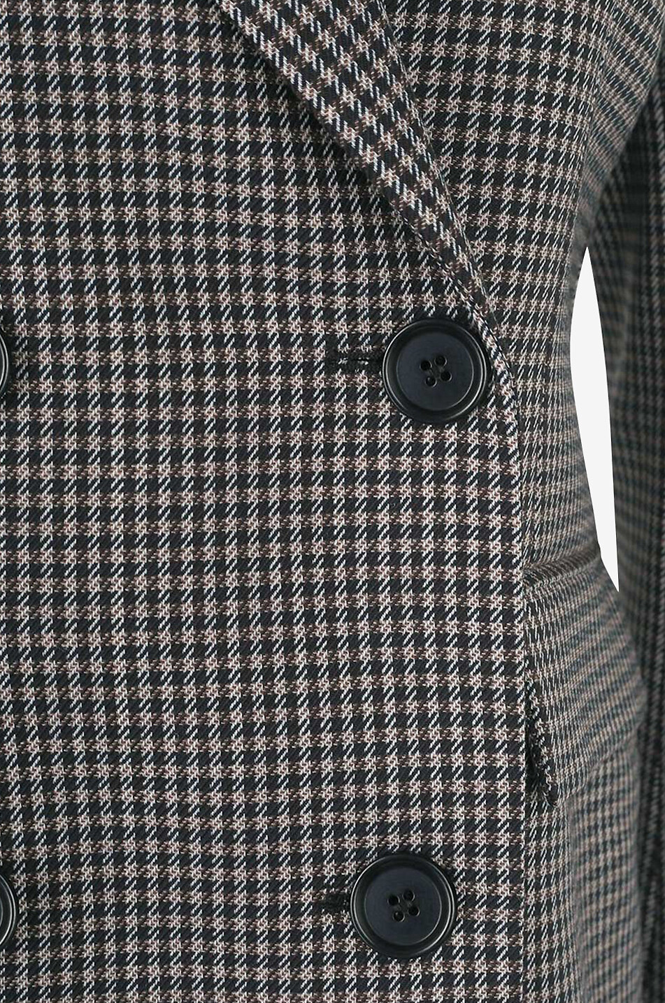 ASPESI Checked double-breasted blazer Women MULTI COLOURED 3
