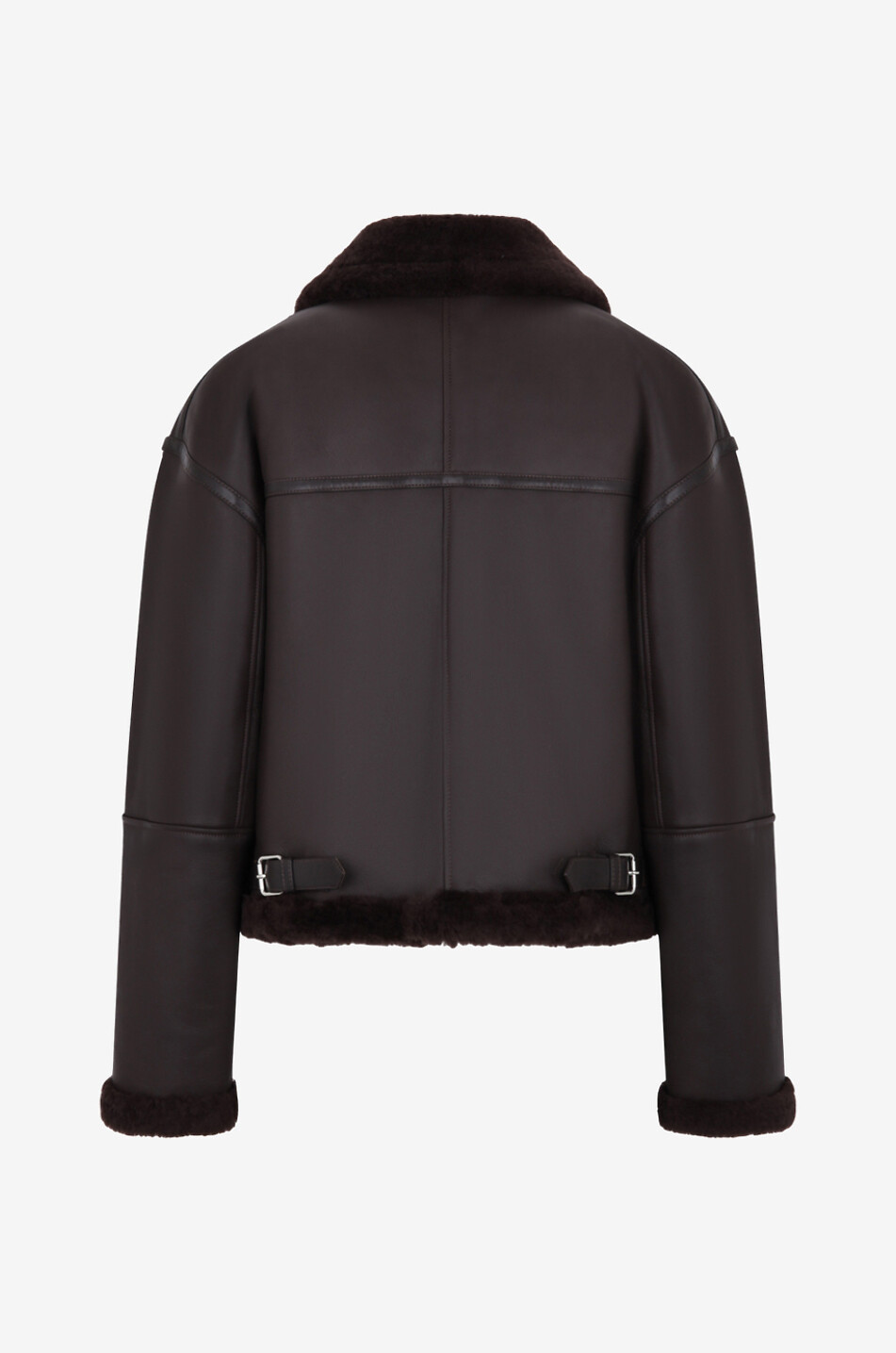 Jacke aus gewendetem Shearling Bilbao Merino Curly Nappa