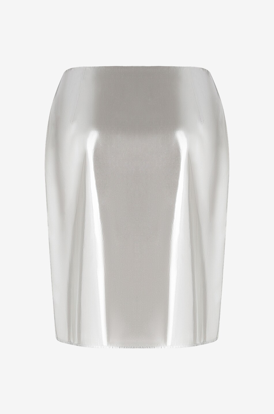ASPESI Metallic-Bleistiftrock Damen SILBER 2