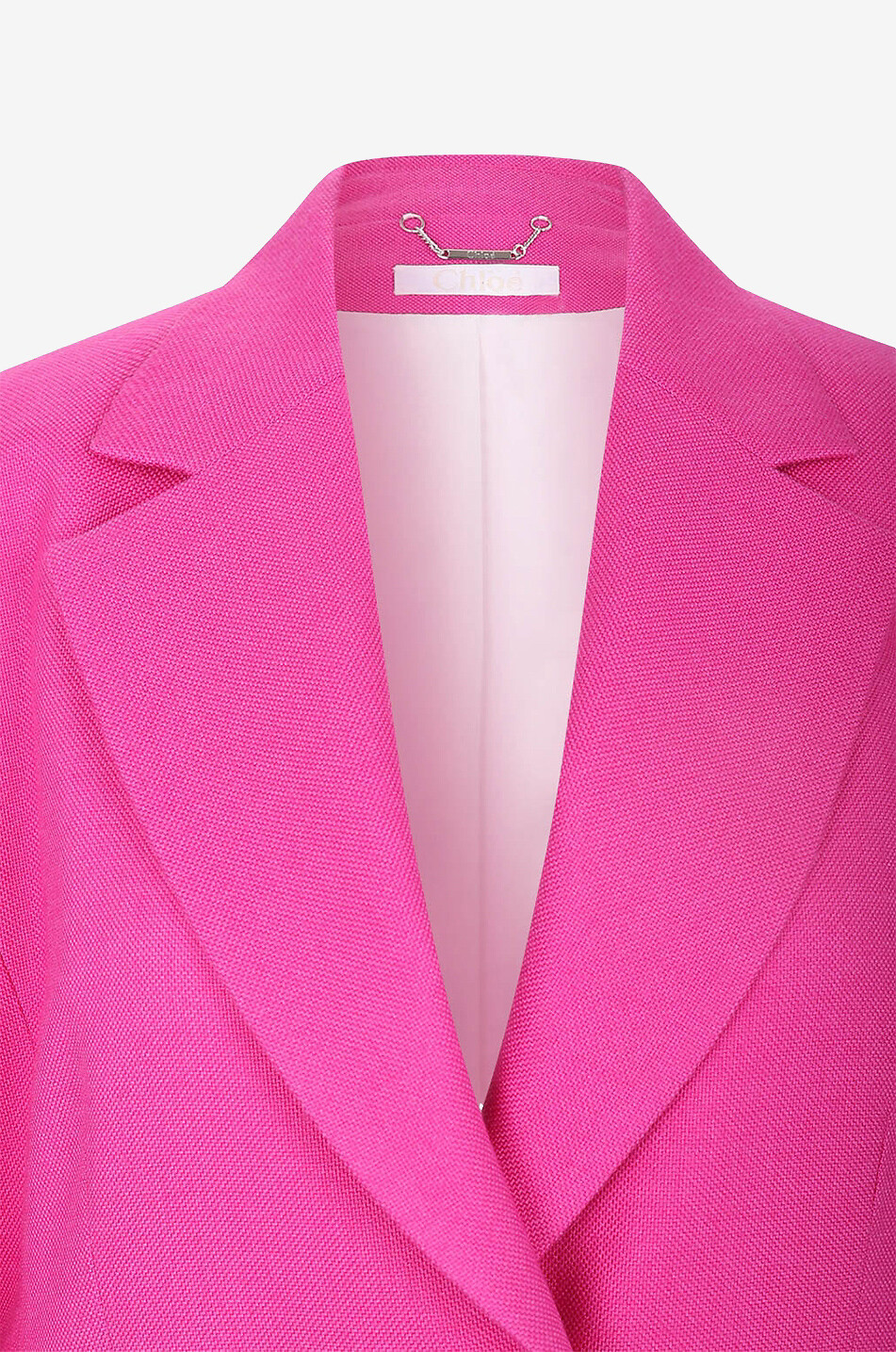 CHLOE Single-breasted wool and cashmere blazer Women PINK 3