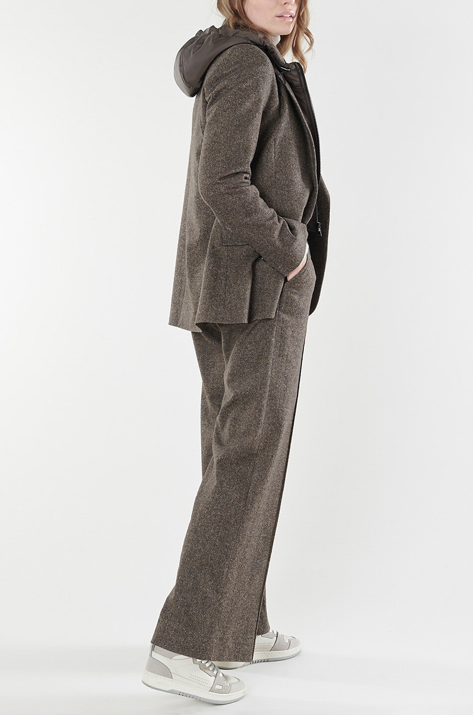 HANA SAN Blazer aus Wolle Ester Damen BRAUN 5
