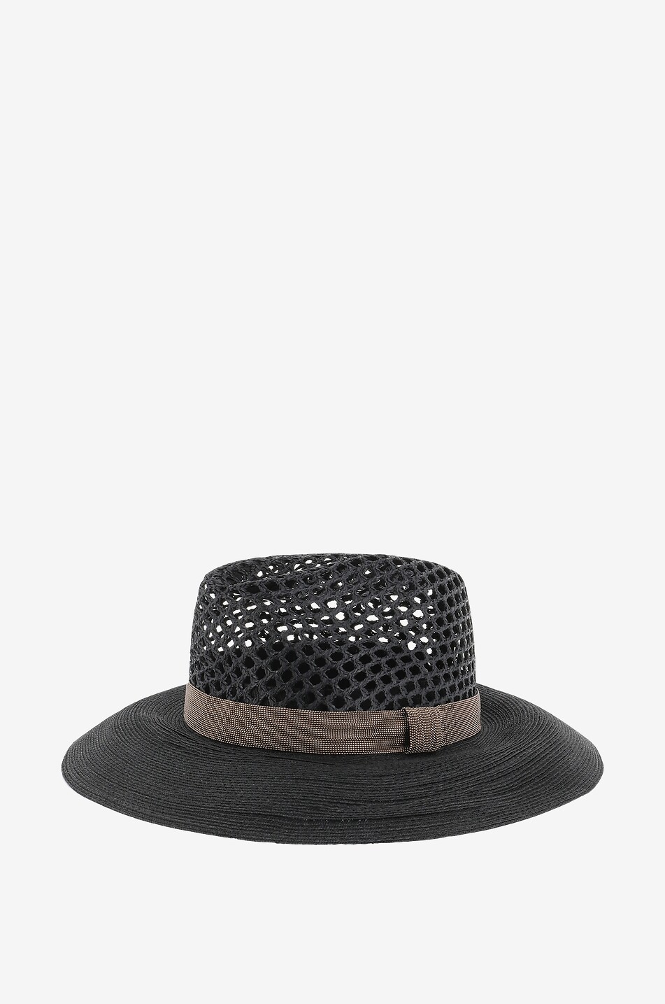 Fedora Net airy braided hat