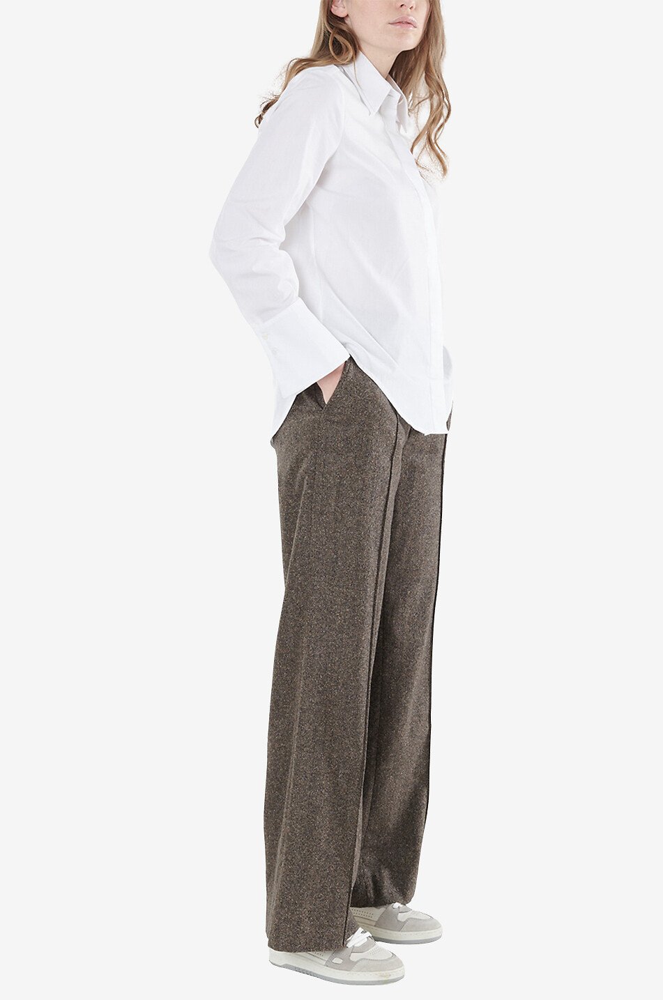 Chemise à manches longues en coton Kirstie