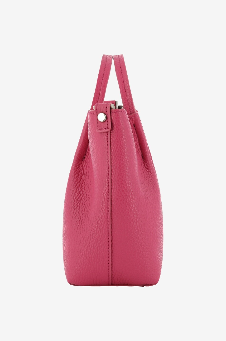FABIANA FILIPPI Grained leather mini tote bag Women DARK PINK 4