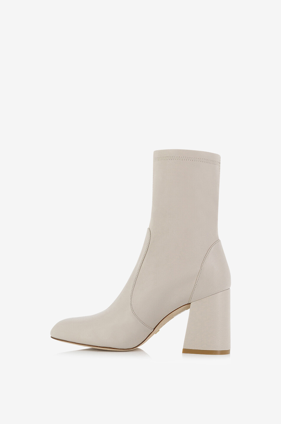 Flareblock 85 heeled leather sock booties