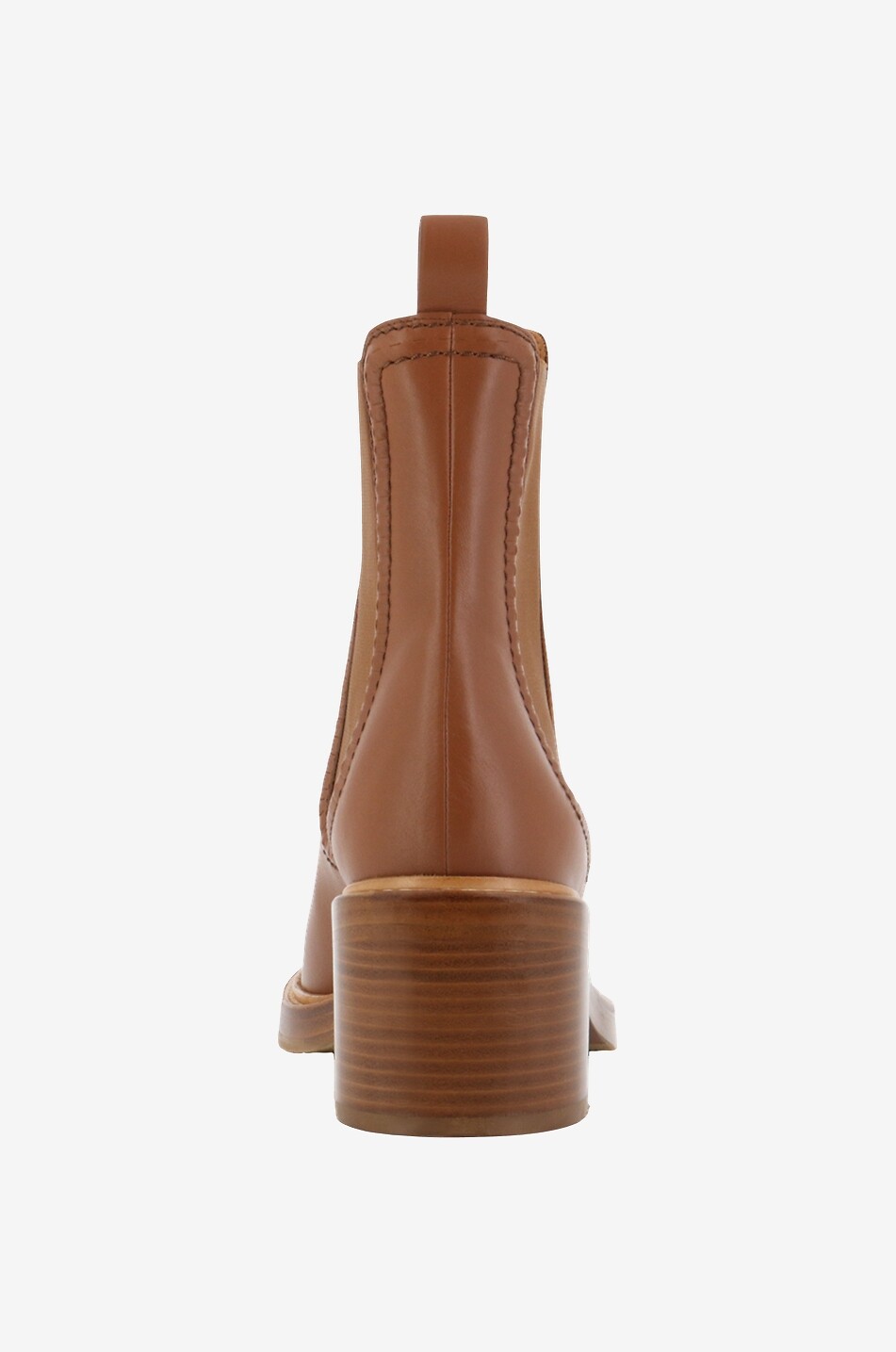CHLOE Bottines chelsea en cuir lisse Mallo Femme MARRON 4