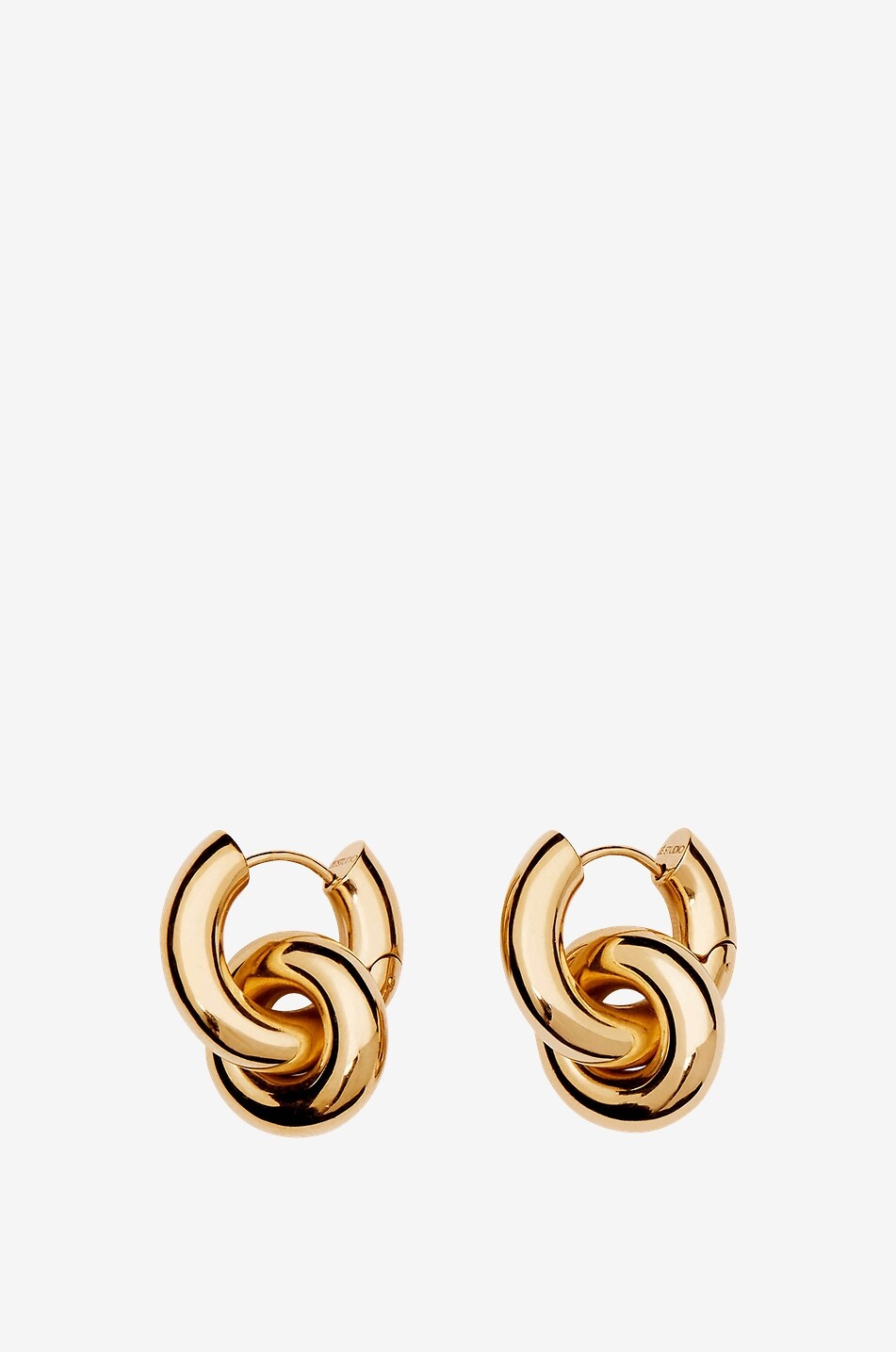 Esther interlocking hoop earrings