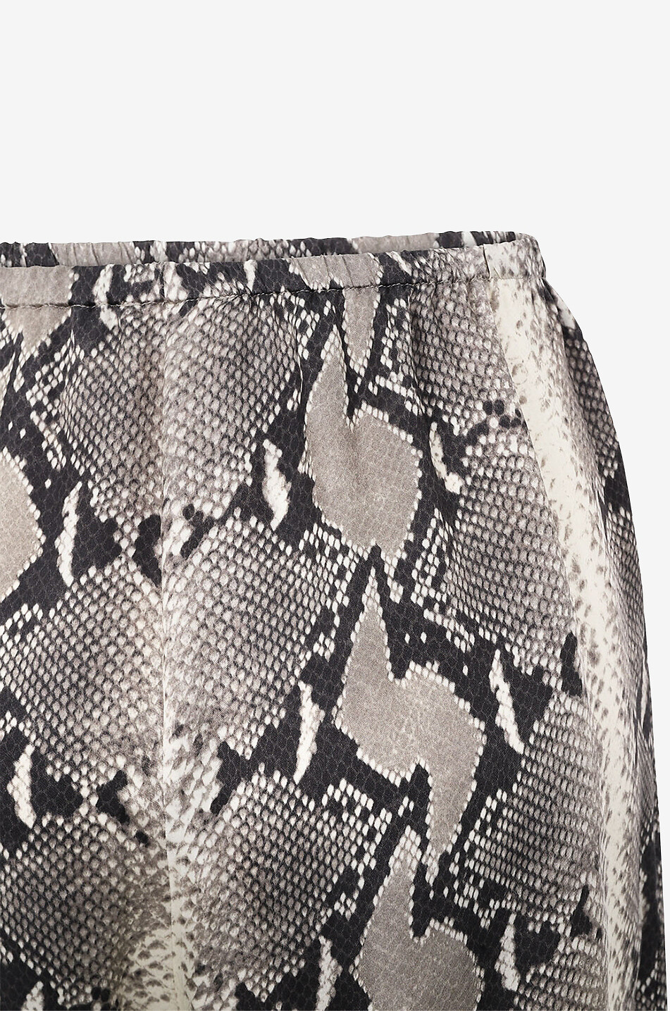KHAITE Verkürzte Hose mit weitem Bein und Python-Print Mindy Damen BUNT 5