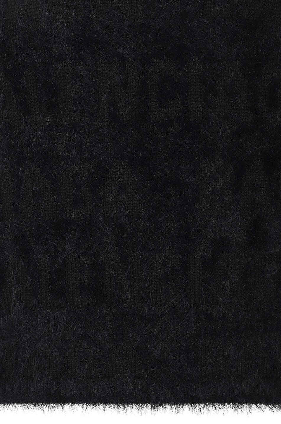 Pull ajusté à col rond Furry Balenciaga Horizontal Allover