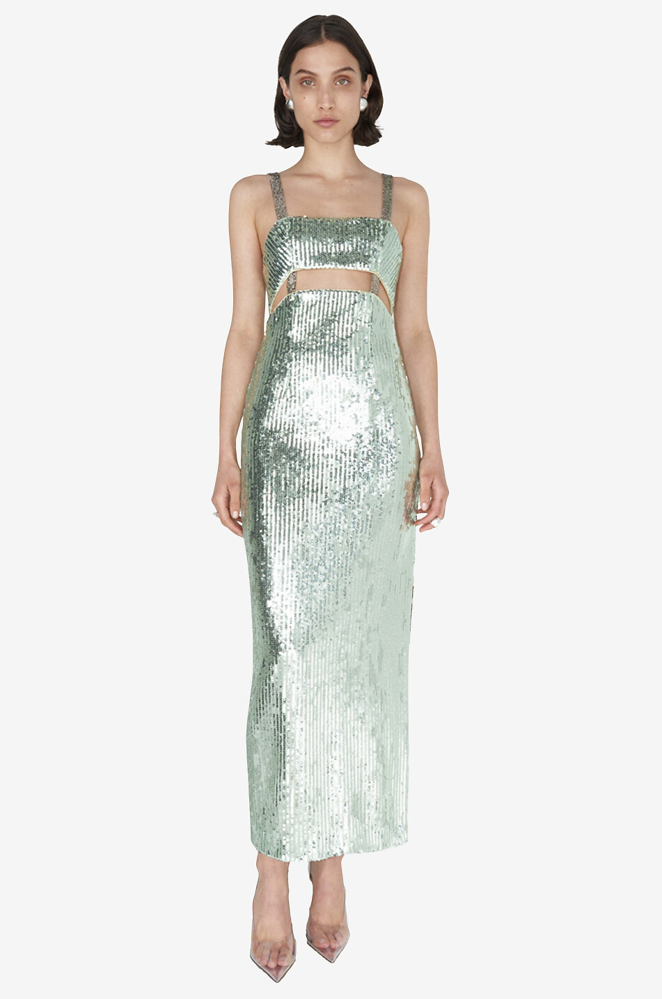 Langes Pailletten-Kleid Rebecca