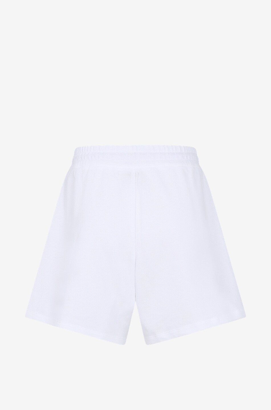 MONCLER Rooster logo patch cotton piqué shorts Women EGGSHELL 2