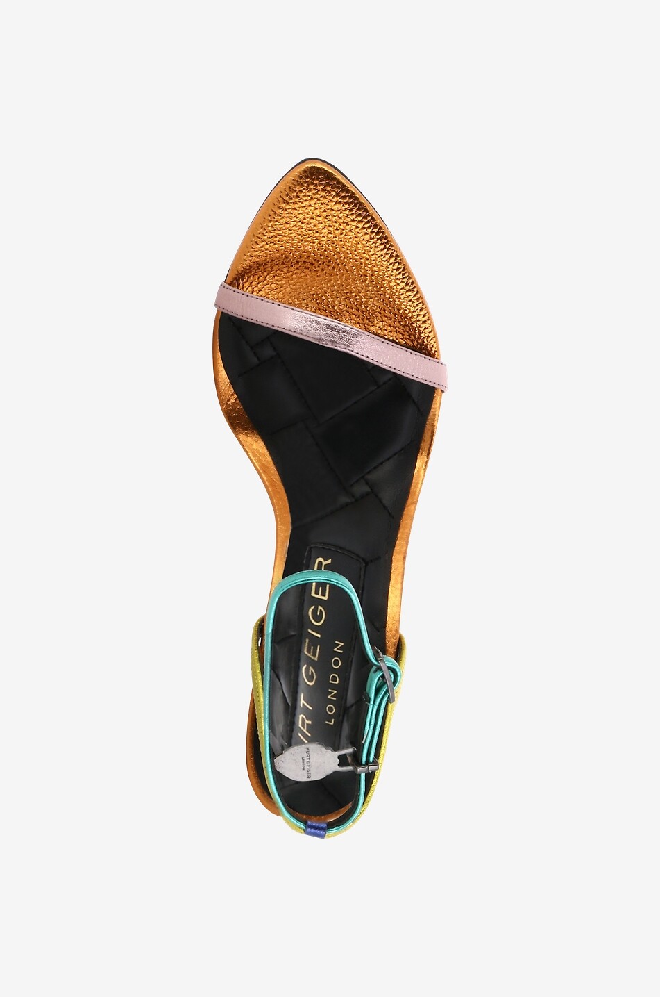 KURT GEIGER LONDON Sandalen mit Absatz aus Leder Shoreditch Damen BUNT 5