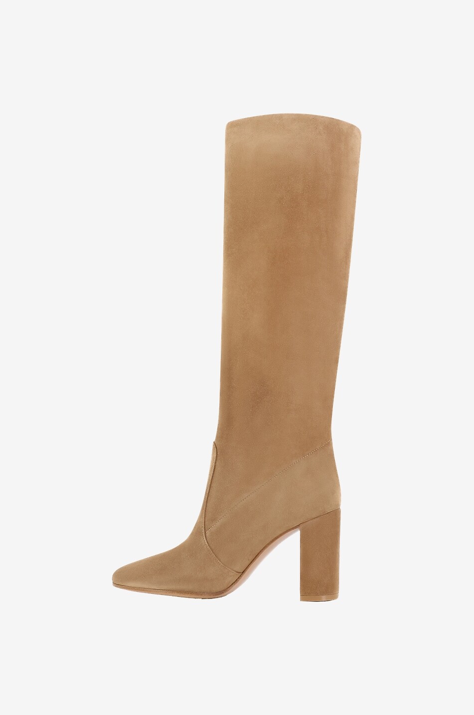 Glen 85 suede ankle boots with block heels