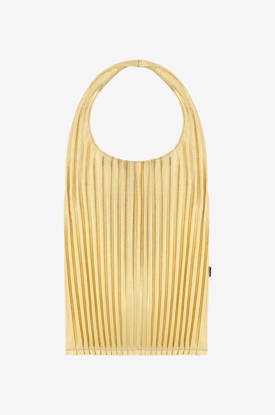 ANITA BILARDI Cabas en cuir d'agneau Picasso Small Lamina Femme DORE 2