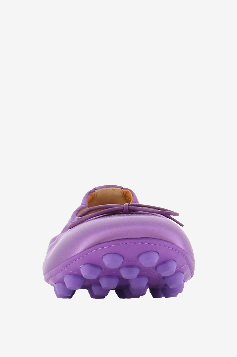 TOD'S Mokassins aus Satin und Leder Bubble Damen VIOLETT 2