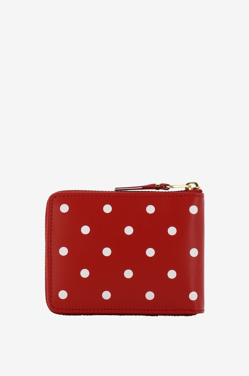 Polka Dots compact leather zip around wallet COMME DES GARCONS PLAY Bongenie Outlet