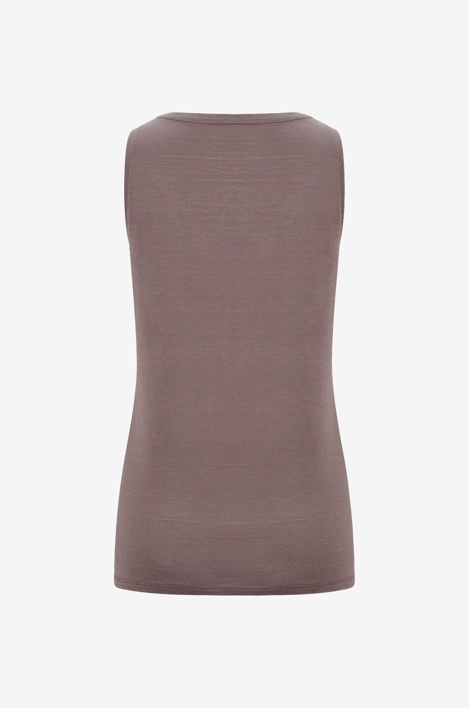 MAJESTIC FILATURES Top sans manches en soie et coton Femme MARRON MOYEN 2