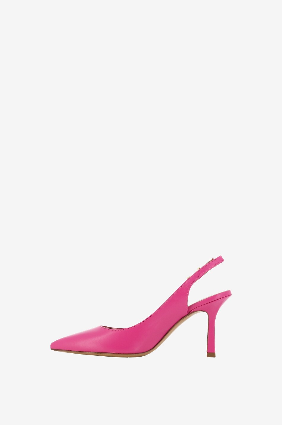 Escarpins à bride arrière en cuir nappa Lavinia 85