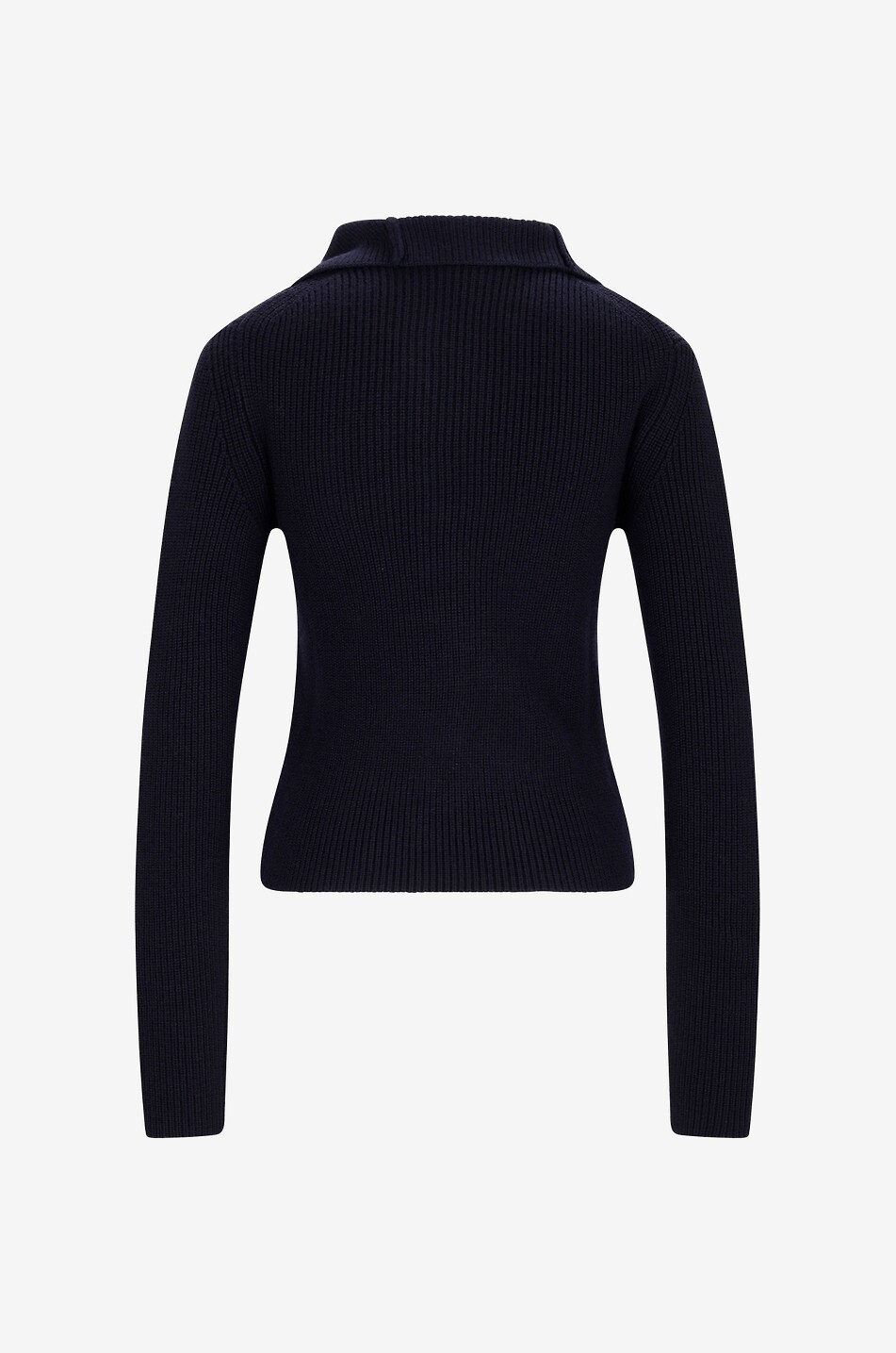 SOEUR Cardigan côtelé à col chemise Wimy Femme BLEU FONCE 2