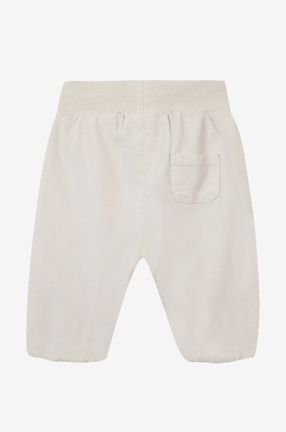 Corduroy baby carrot trousers