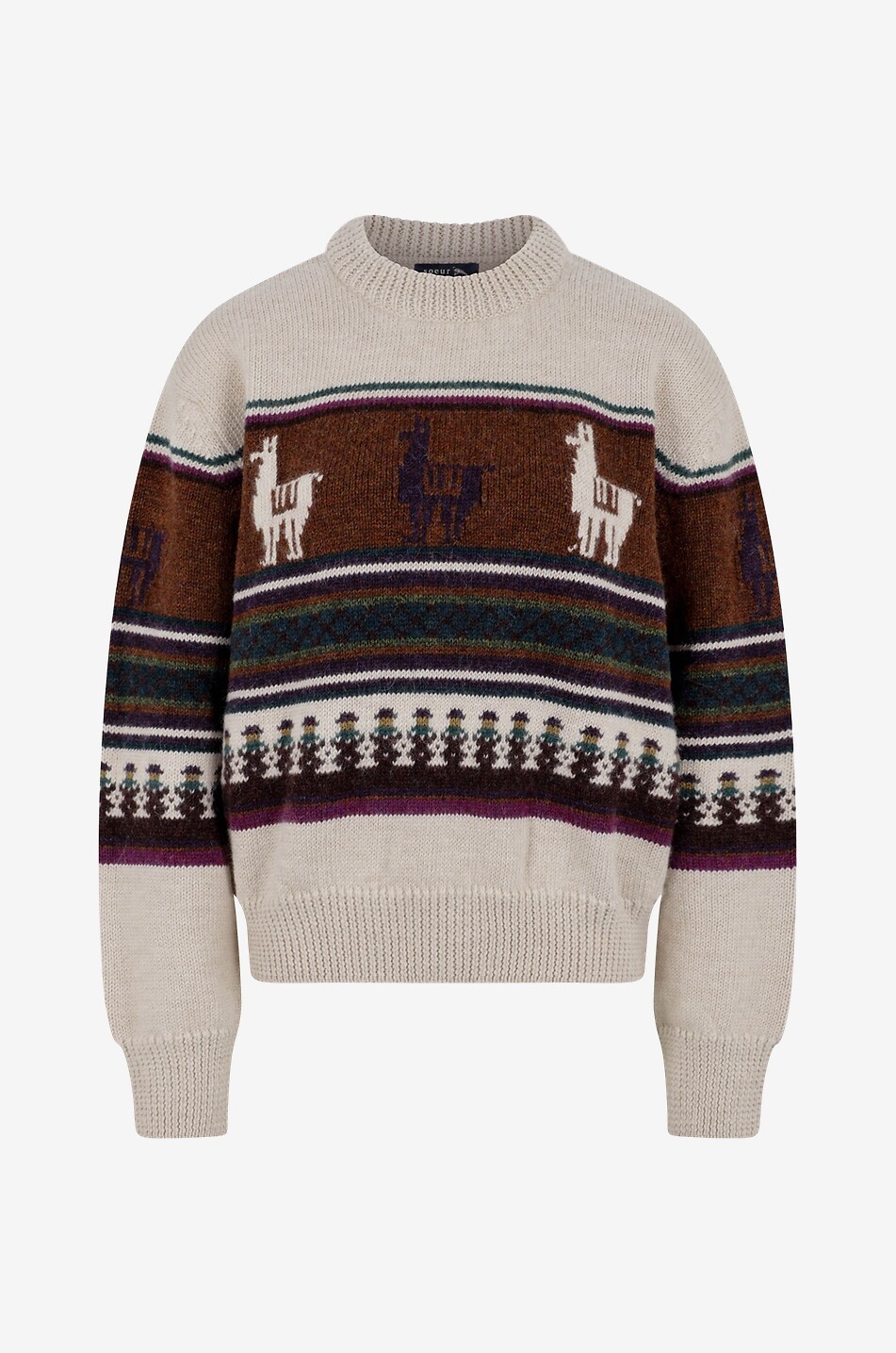 Pull jacquard épais Vivien