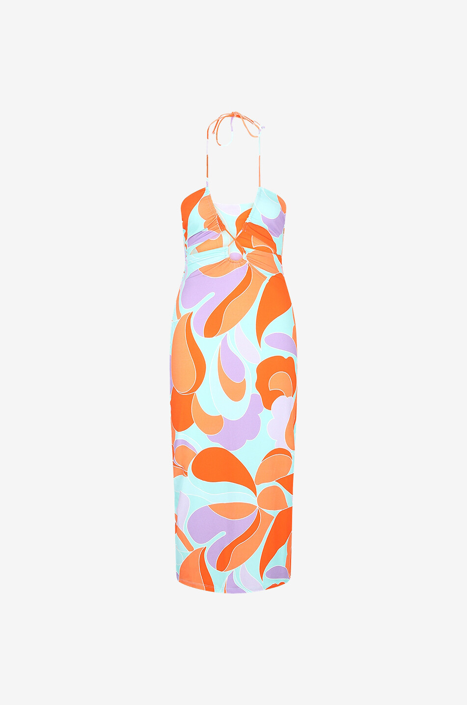 Robe de plage midi en viscose Farah