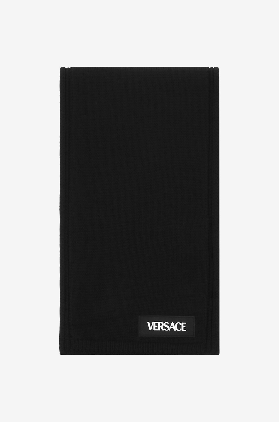 VERSACE VERSACE boy's knit scarf Boy BLACK 1