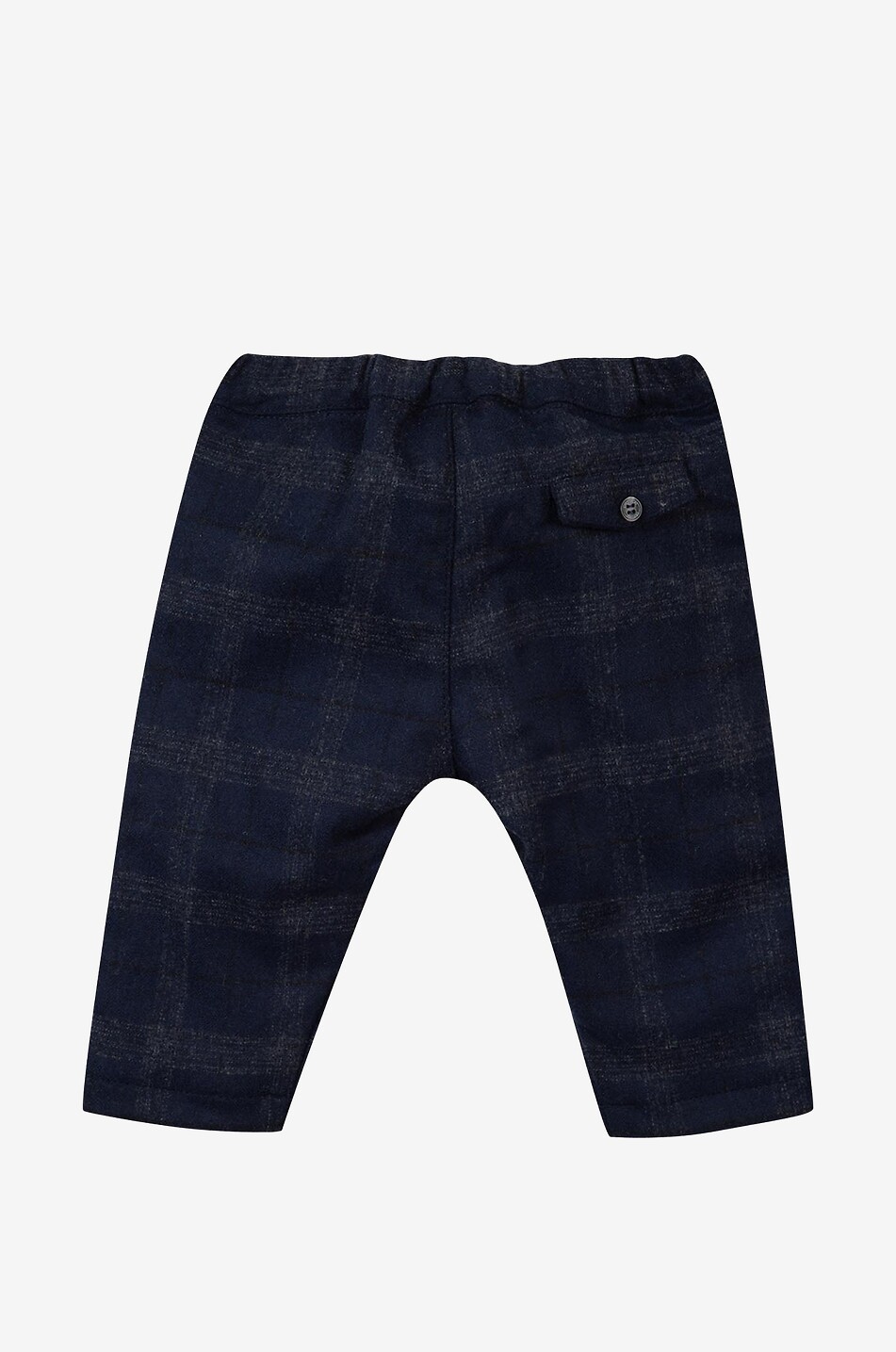 TARTINE ET CHOCOLAT Karierte Baby-Wollhose Baby DUNKELBLAU 2