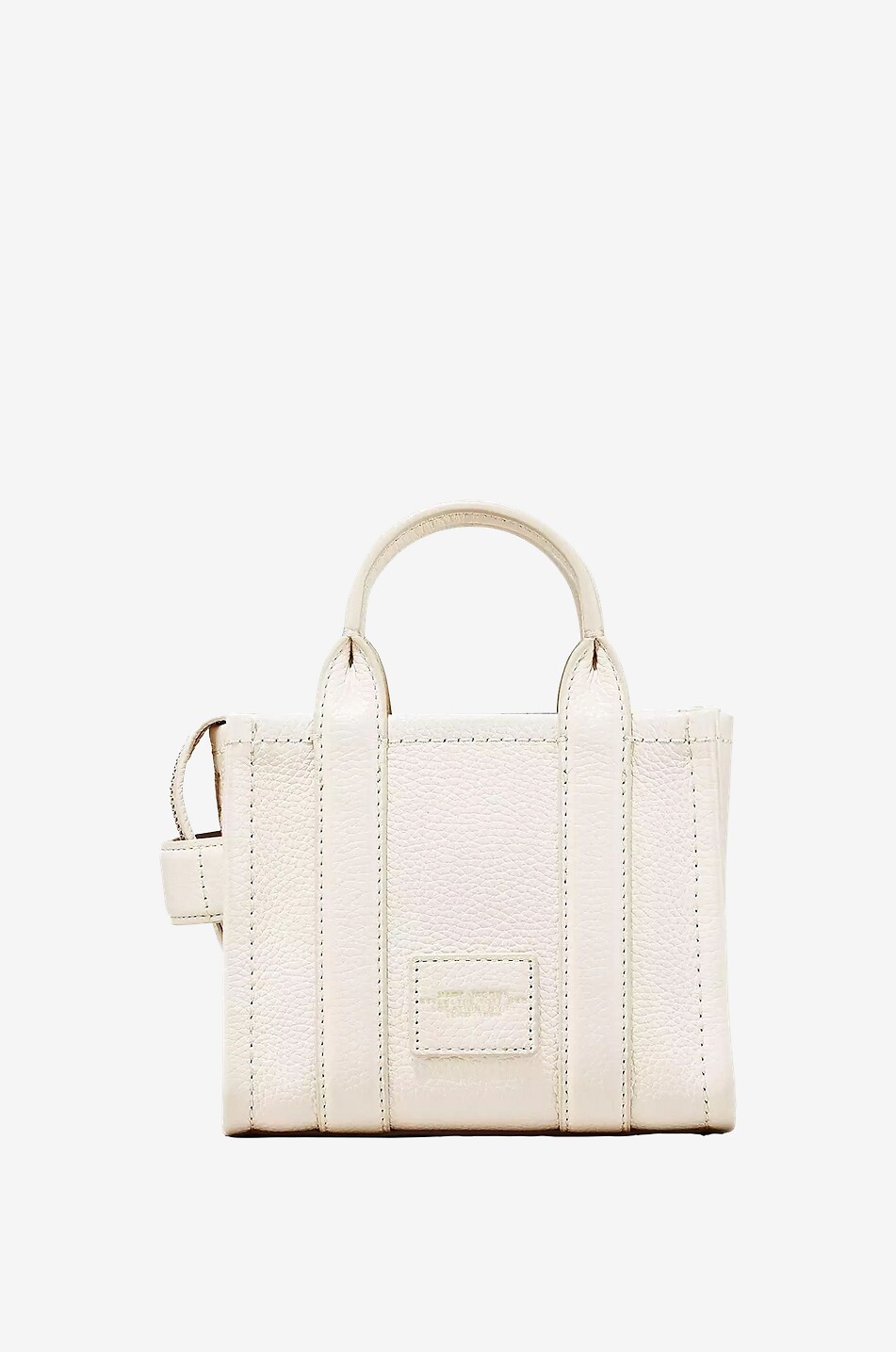 MARC JACOBS Sac à main en cuir The MiniTote Bag Femme BLANC CASSE 3
