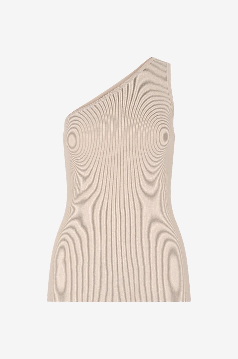 TOTEME Asymmetrisches Stricktop One-Shoulder Damen BEIGE 1