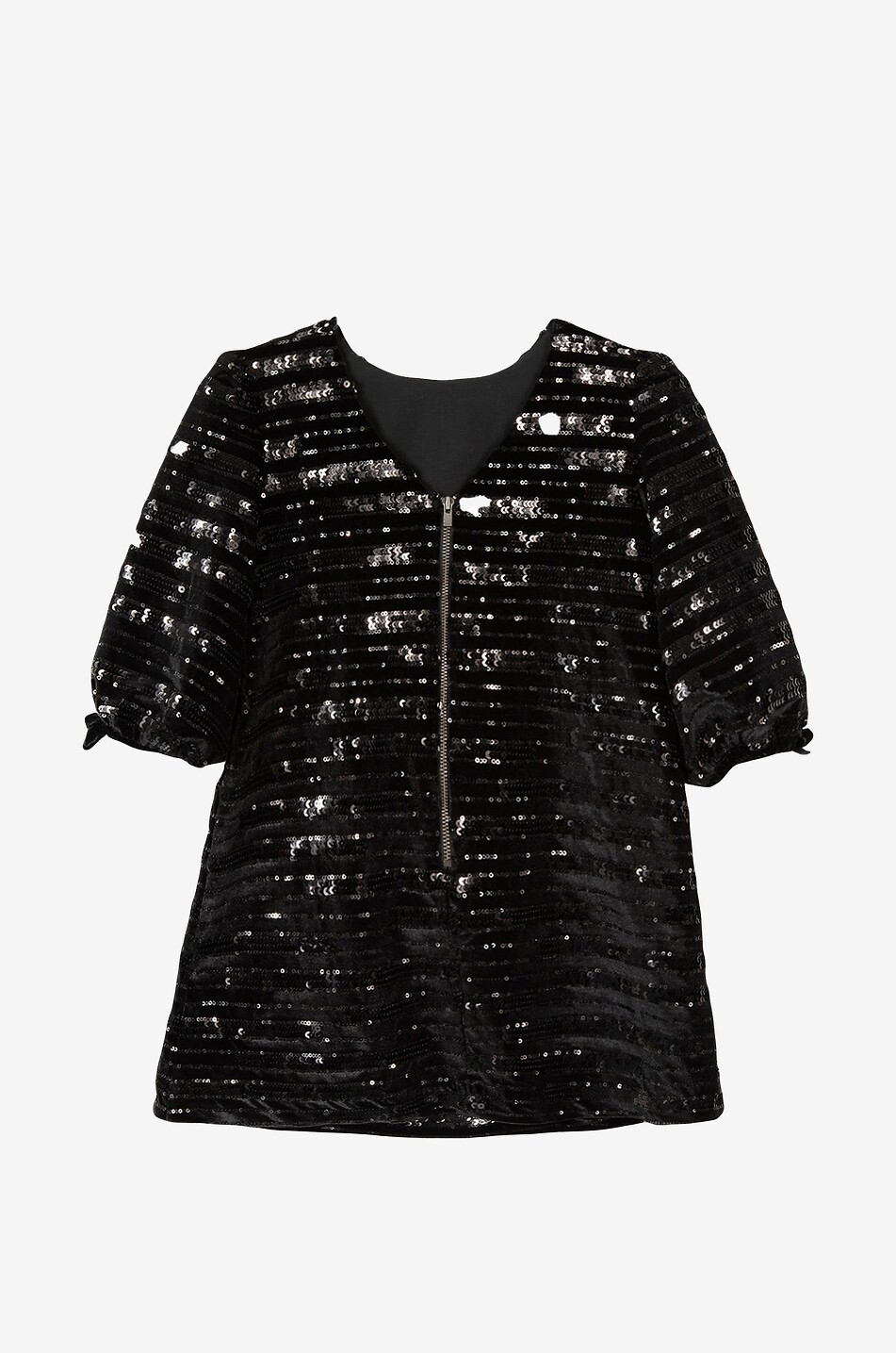 TARTINE ET CHOCOLAT Girl's sequin dress Baby BLACK 2