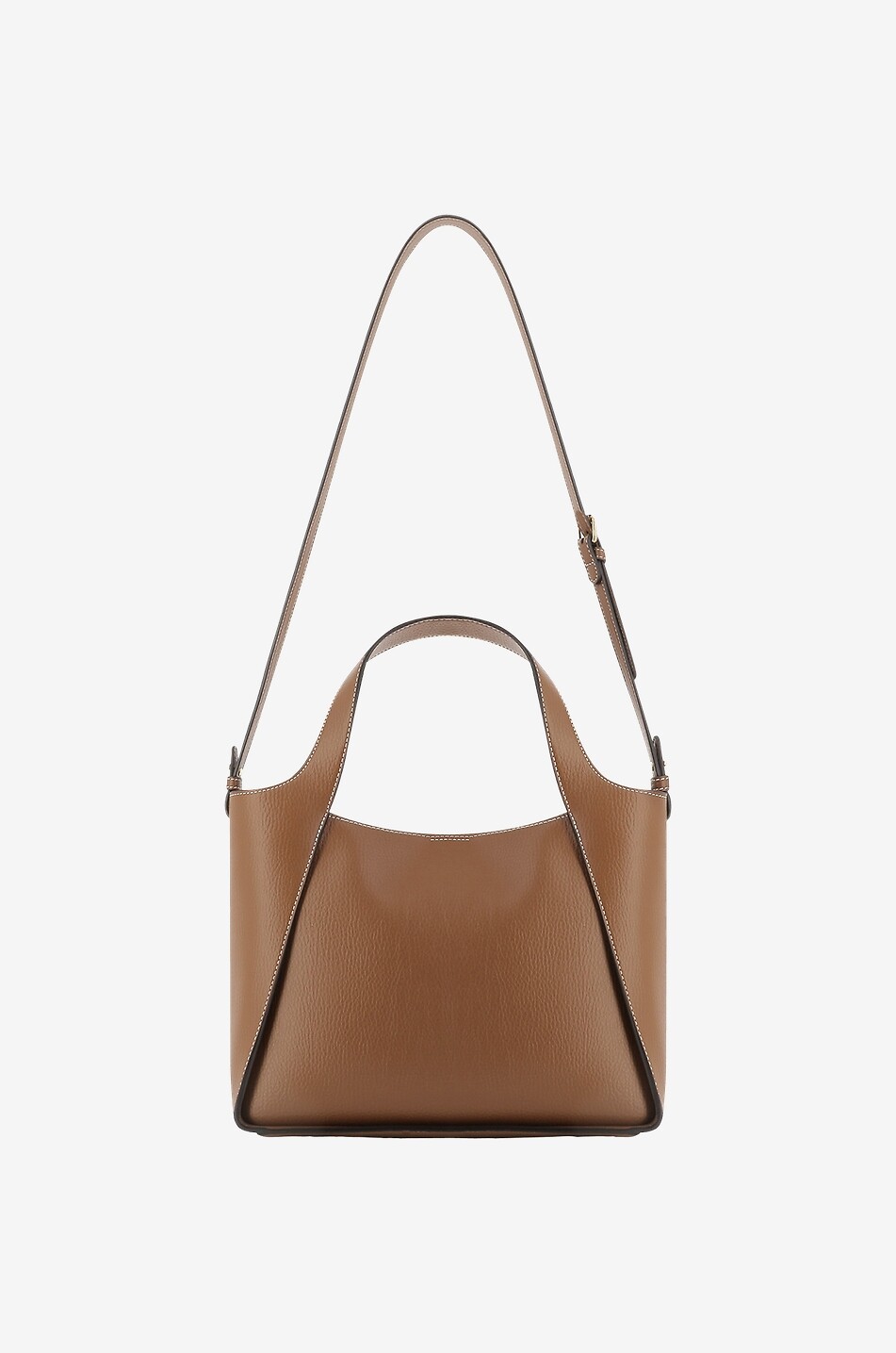 Stella Logo grained leather tote bag