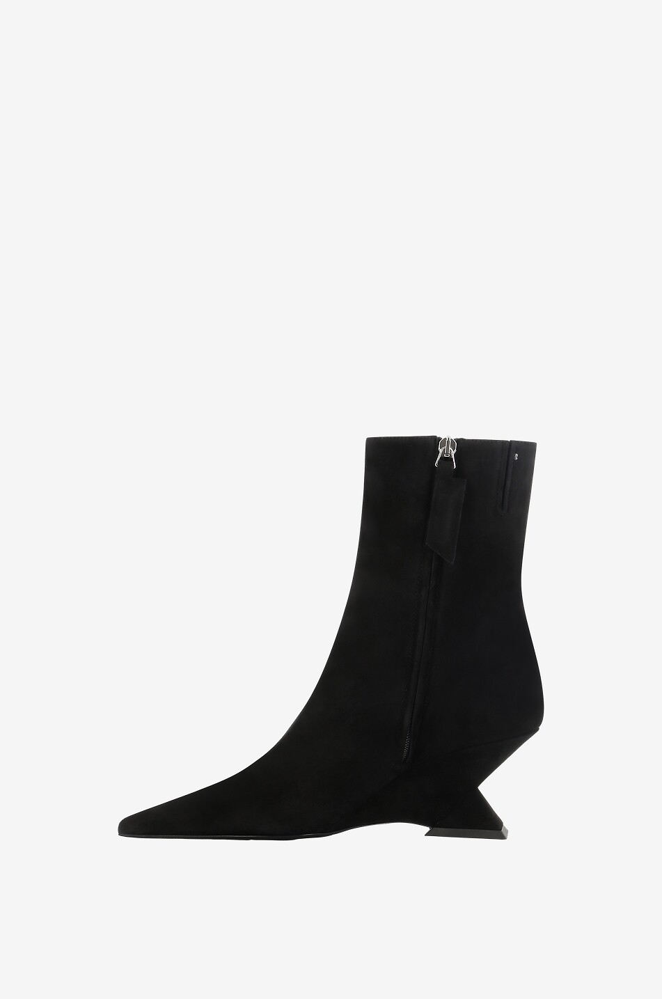 Keil-Stiefeletten aus Wildleder Cheope 60