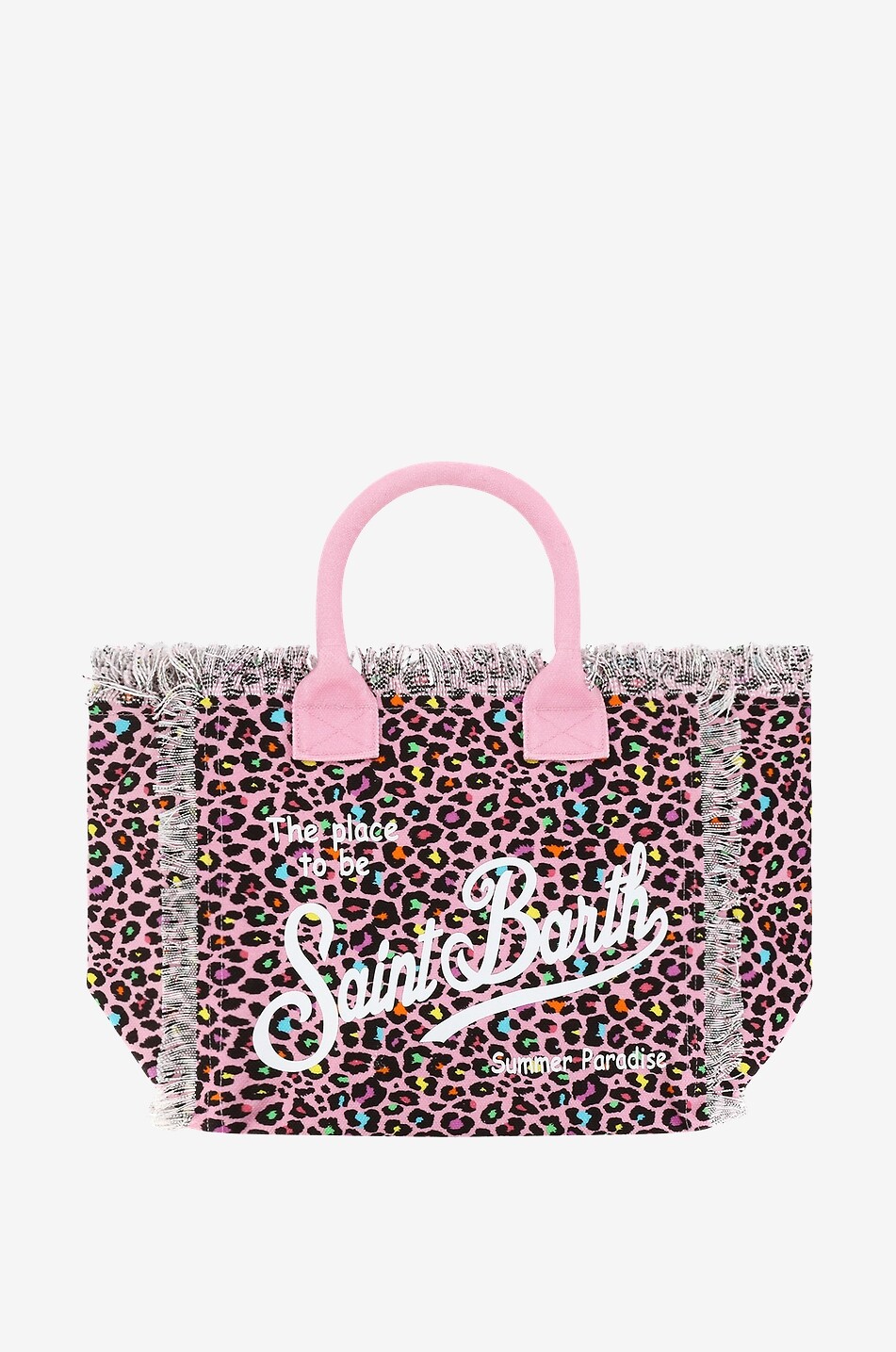 MC2 SAINT BARTH Cabas en coton Vanity Femme MULTICOLORE3 2