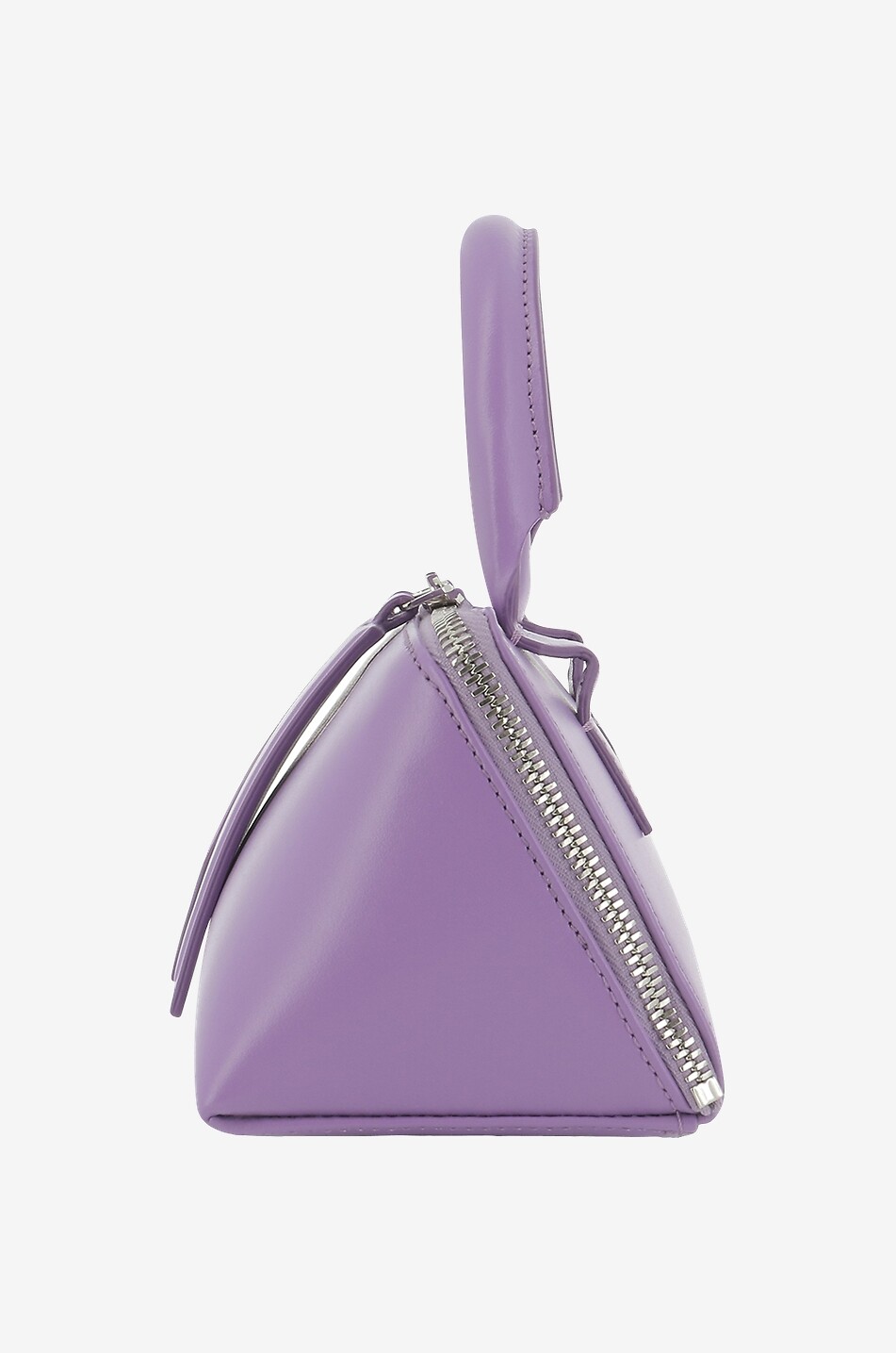 Mini sac à main en cuir lisse Friday