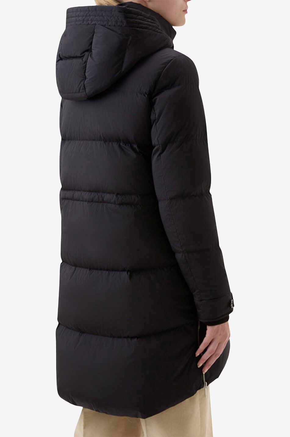 WOOLRICH Parka mi-longue Aurora Femme NOIR 5