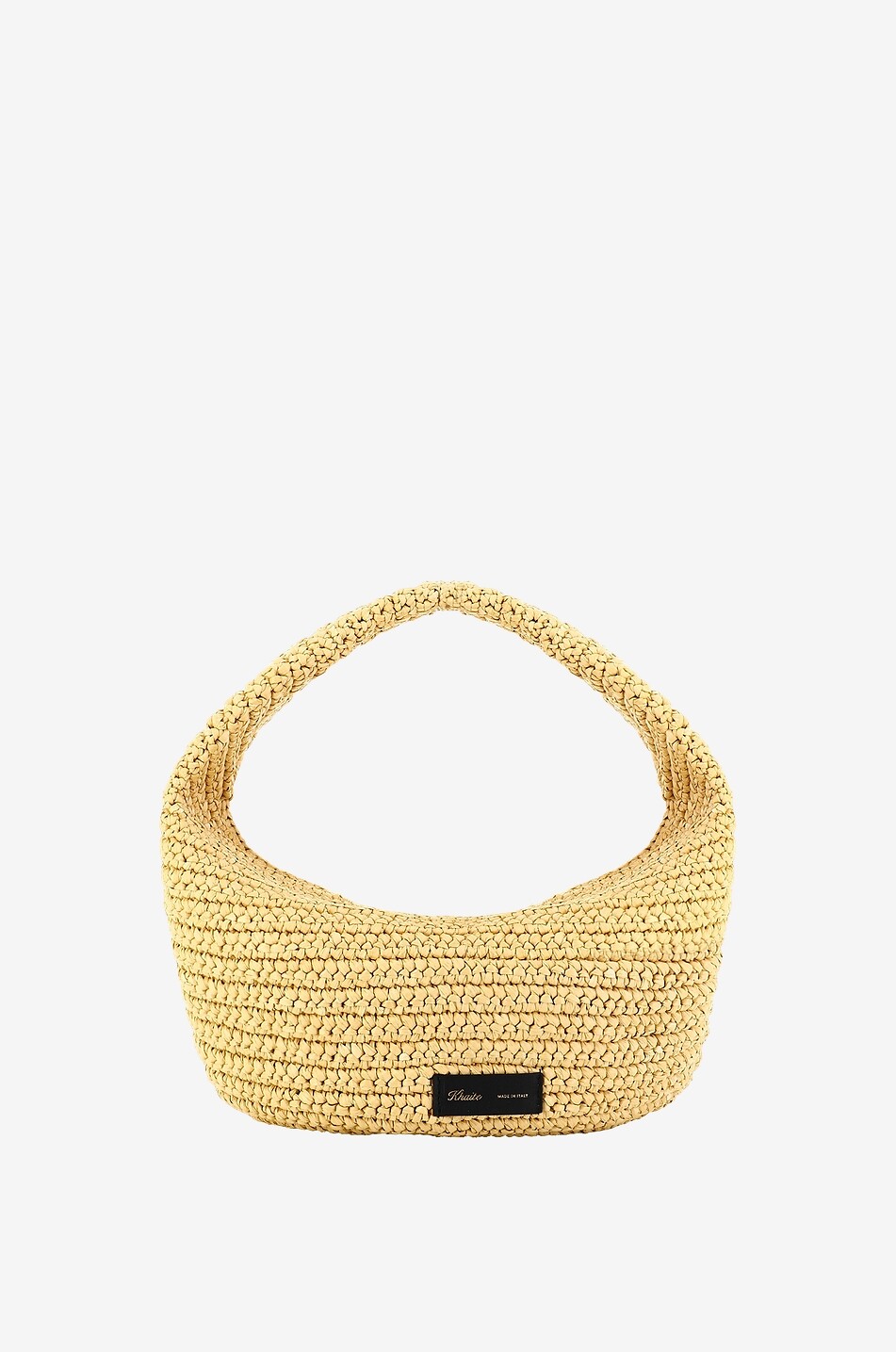 KHAITE Sac porté épaule en raphia The Medium Olivia Hobo Femme BEIGE 1