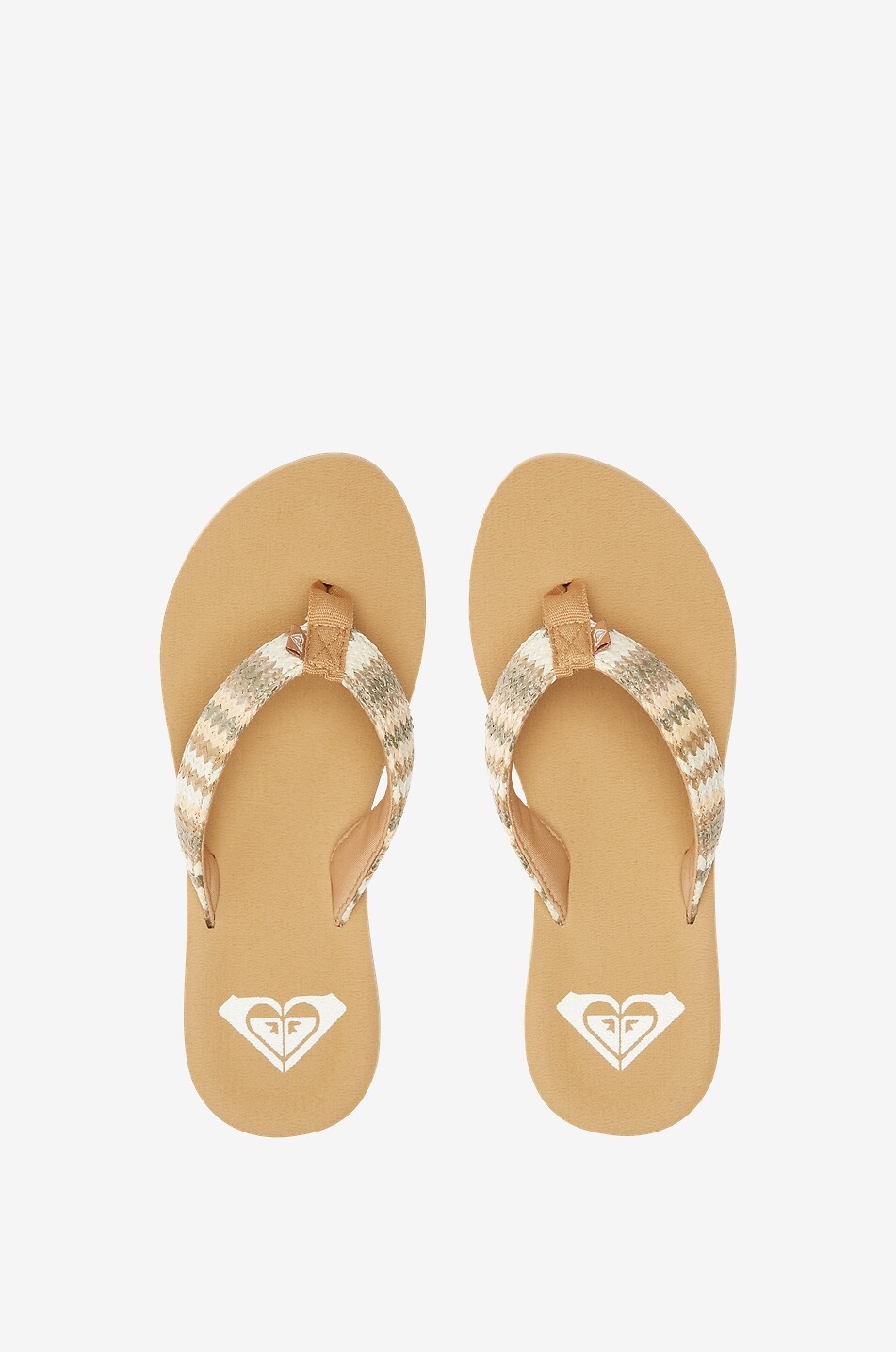 Geflochtene Bast-Flip-Flops Porto Raffia