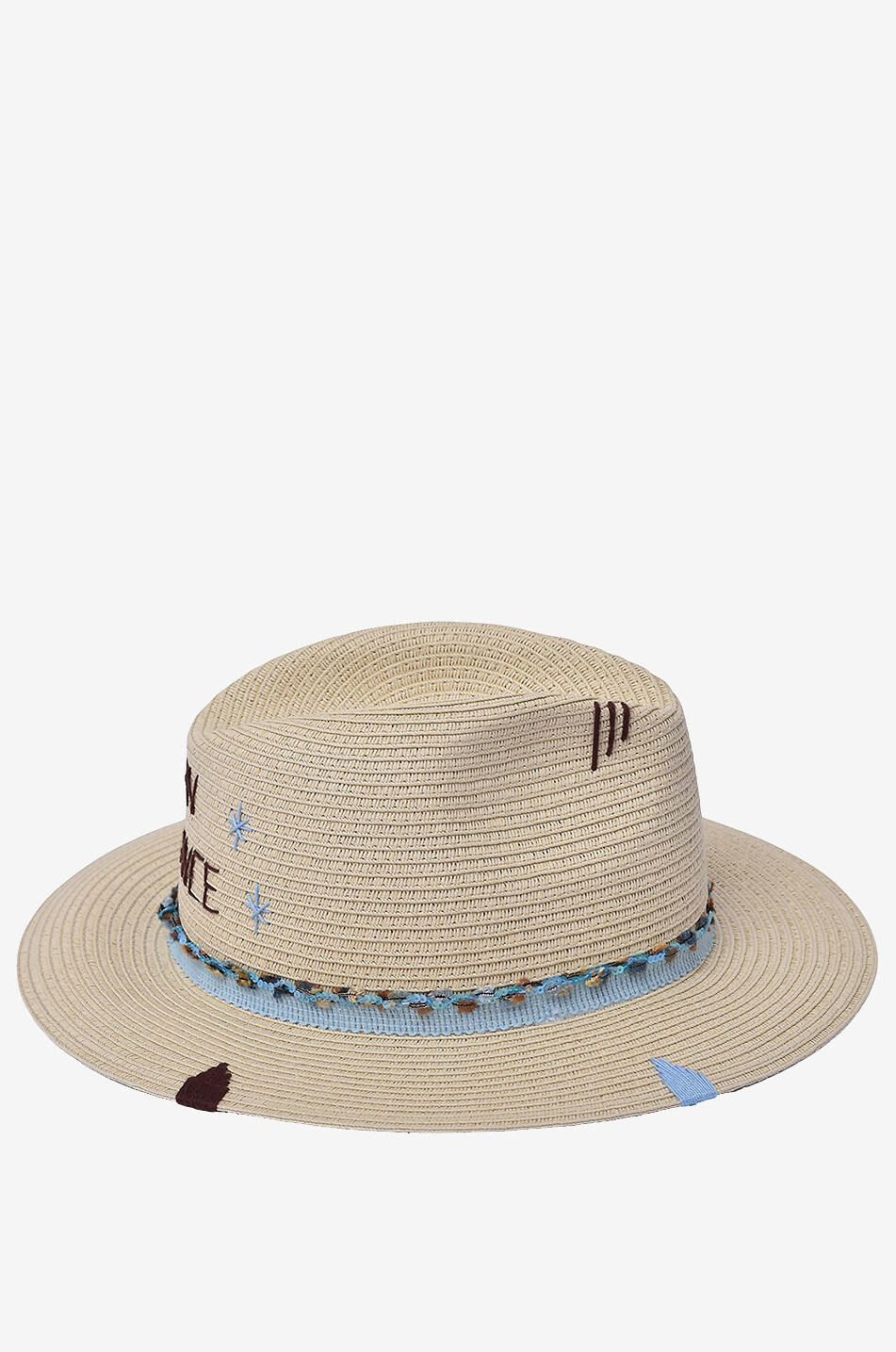 THE HAT GANG Bestickter Hut aus Papier Born To Dance Damen BEIGE 3