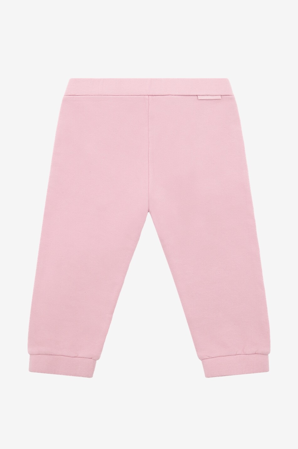 MONCLER Bouclé logo adorned baby sweat track suit Baby PINK 4