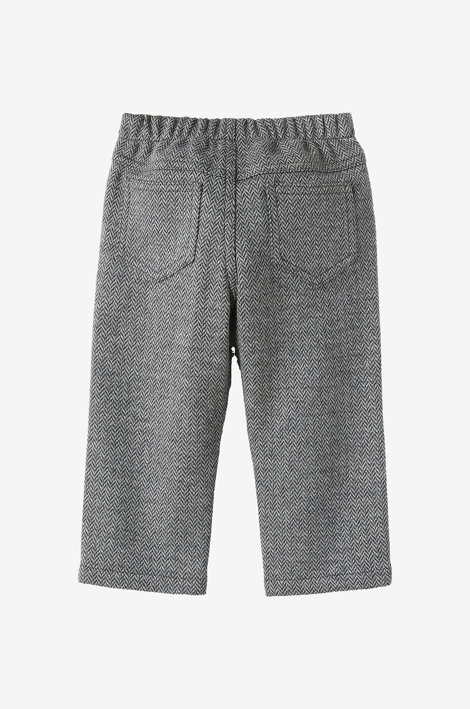 Herringbone patterned baby trousers