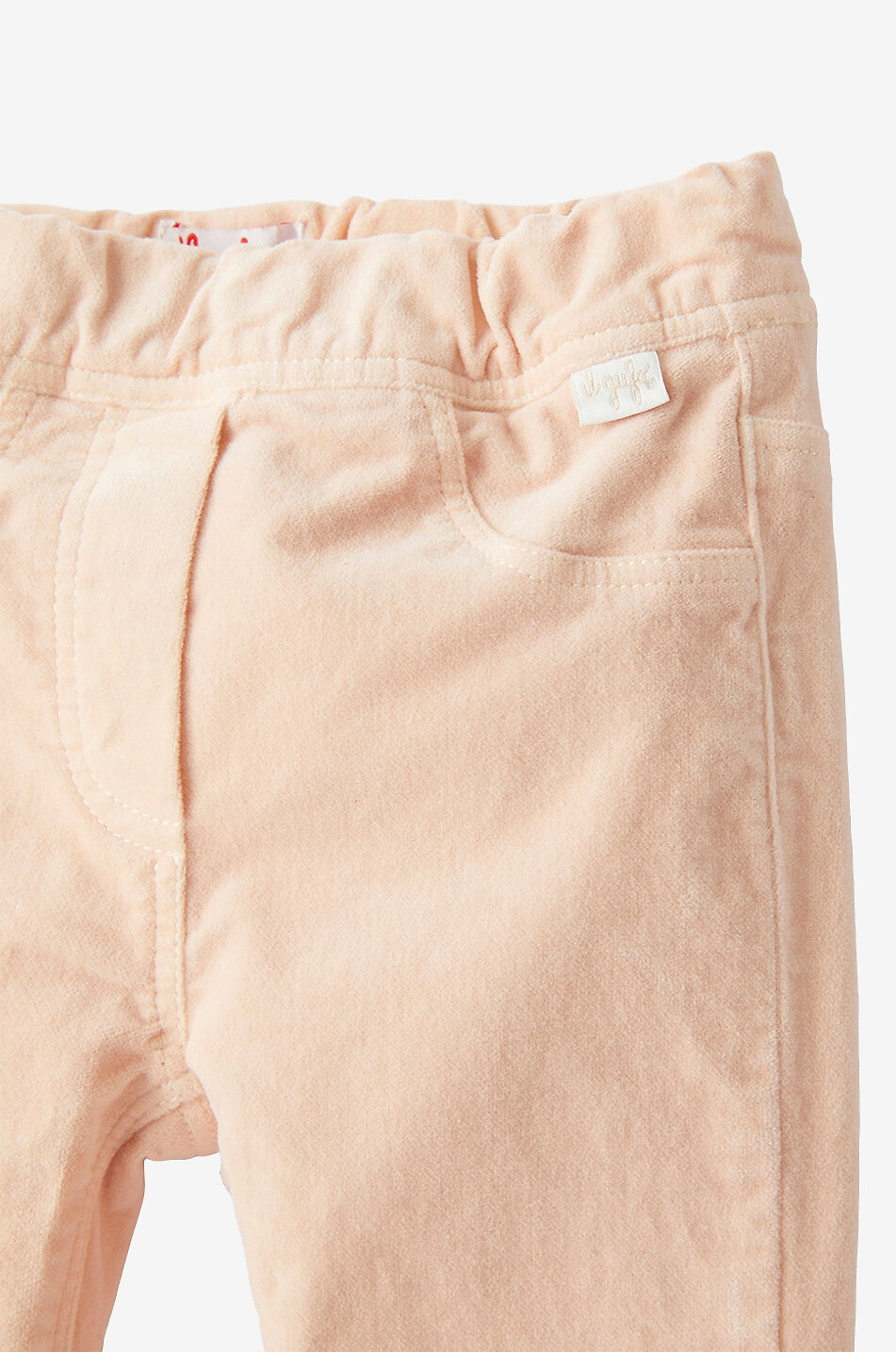 IL GUFO Baby-Skinny-Fit-Hose aus Samt Baby ROSA 3
