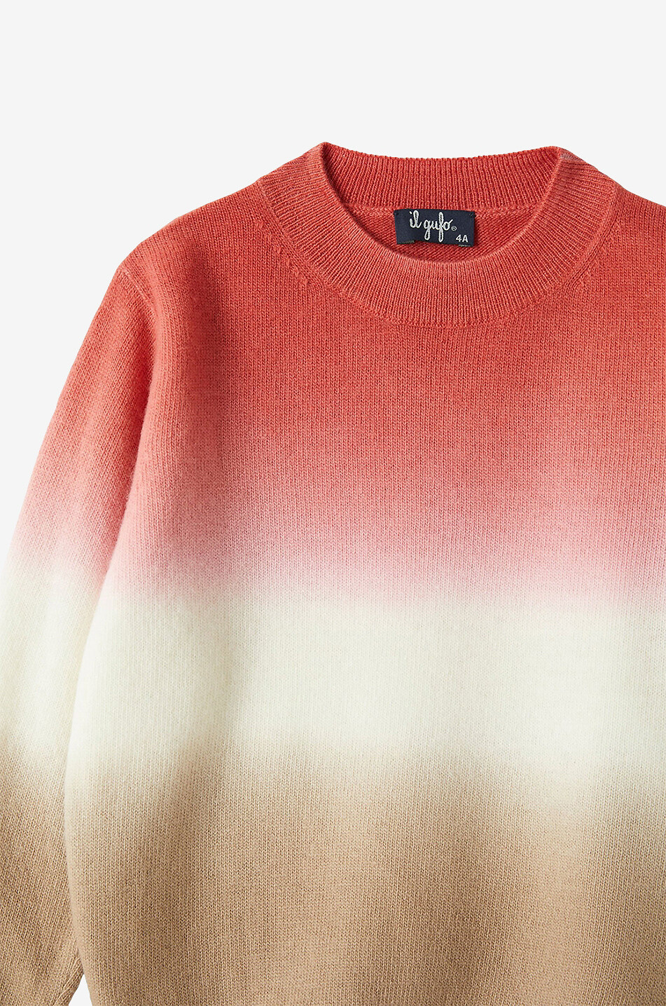 IL GUFO Pull garçon en laine à dégradé de couleur Garçon MULTICOLORE 4