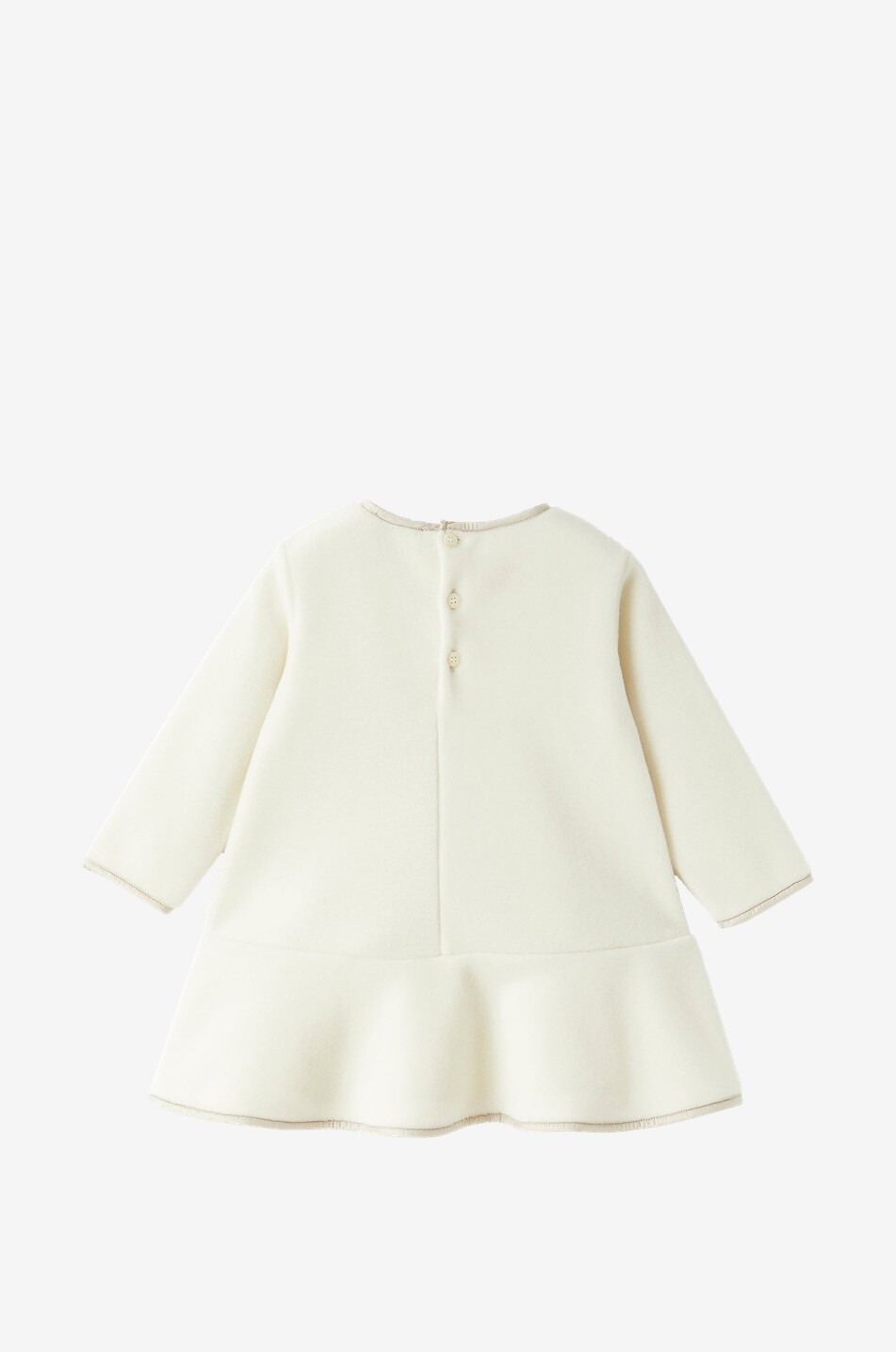 IL GUFO Baby-Kleid aus Fleece Baby BEIGE 2