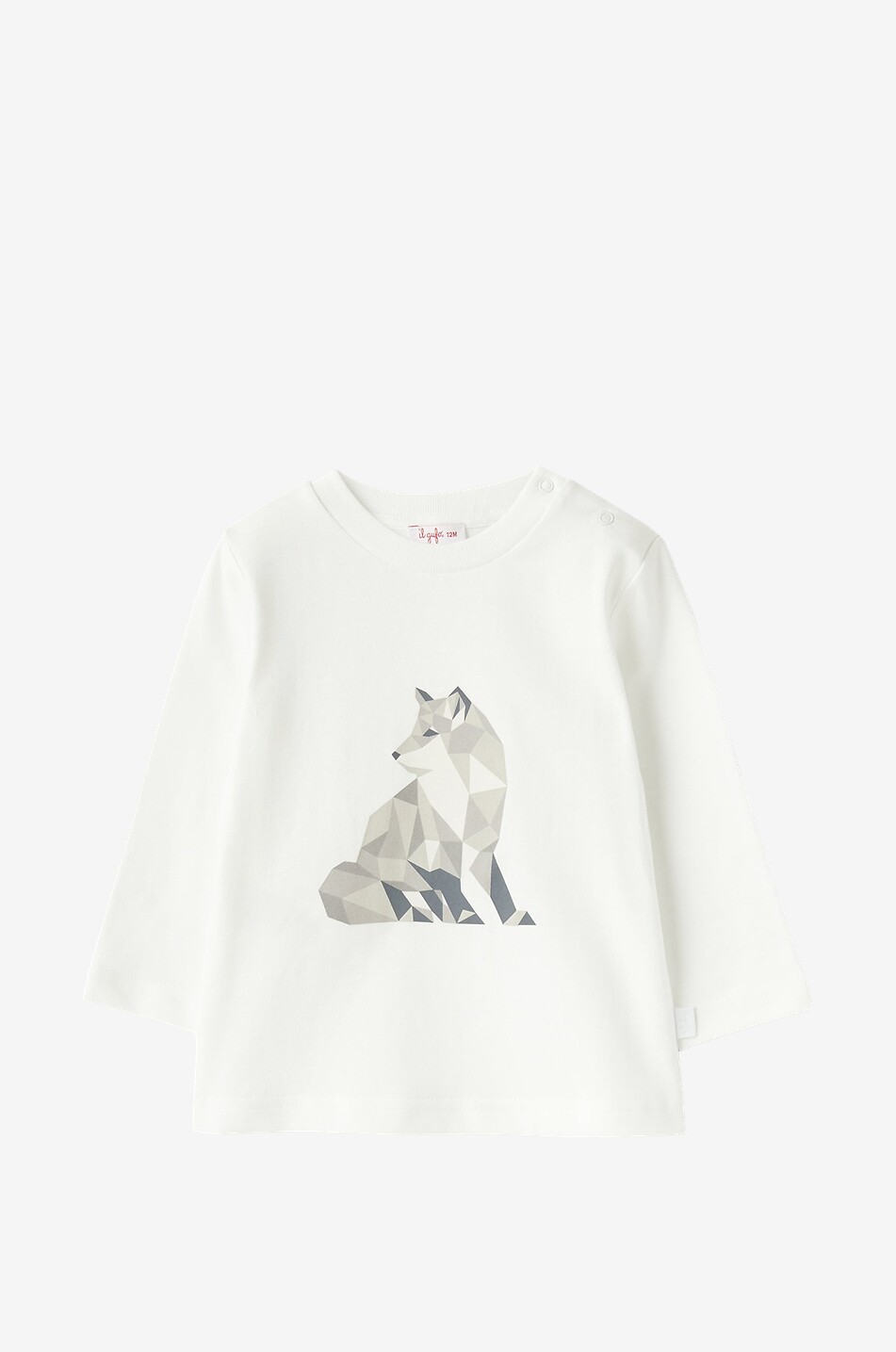 T-shirt bébé à manches longues Loup