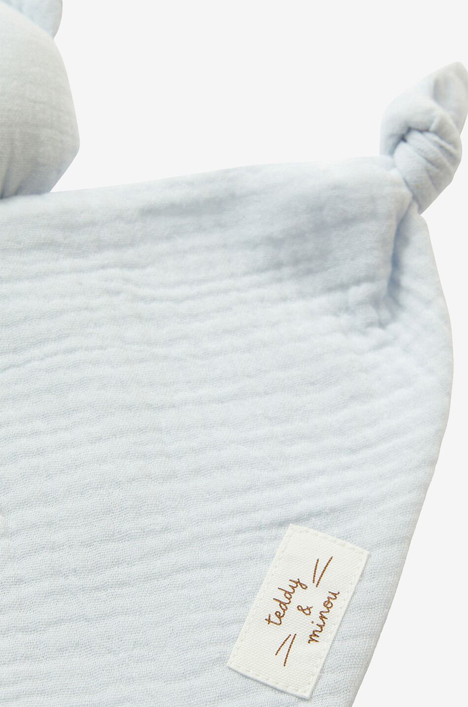 TEDDY & MINOU Cat baby cotton gauze comforter Baby LIGHT BLUE 2