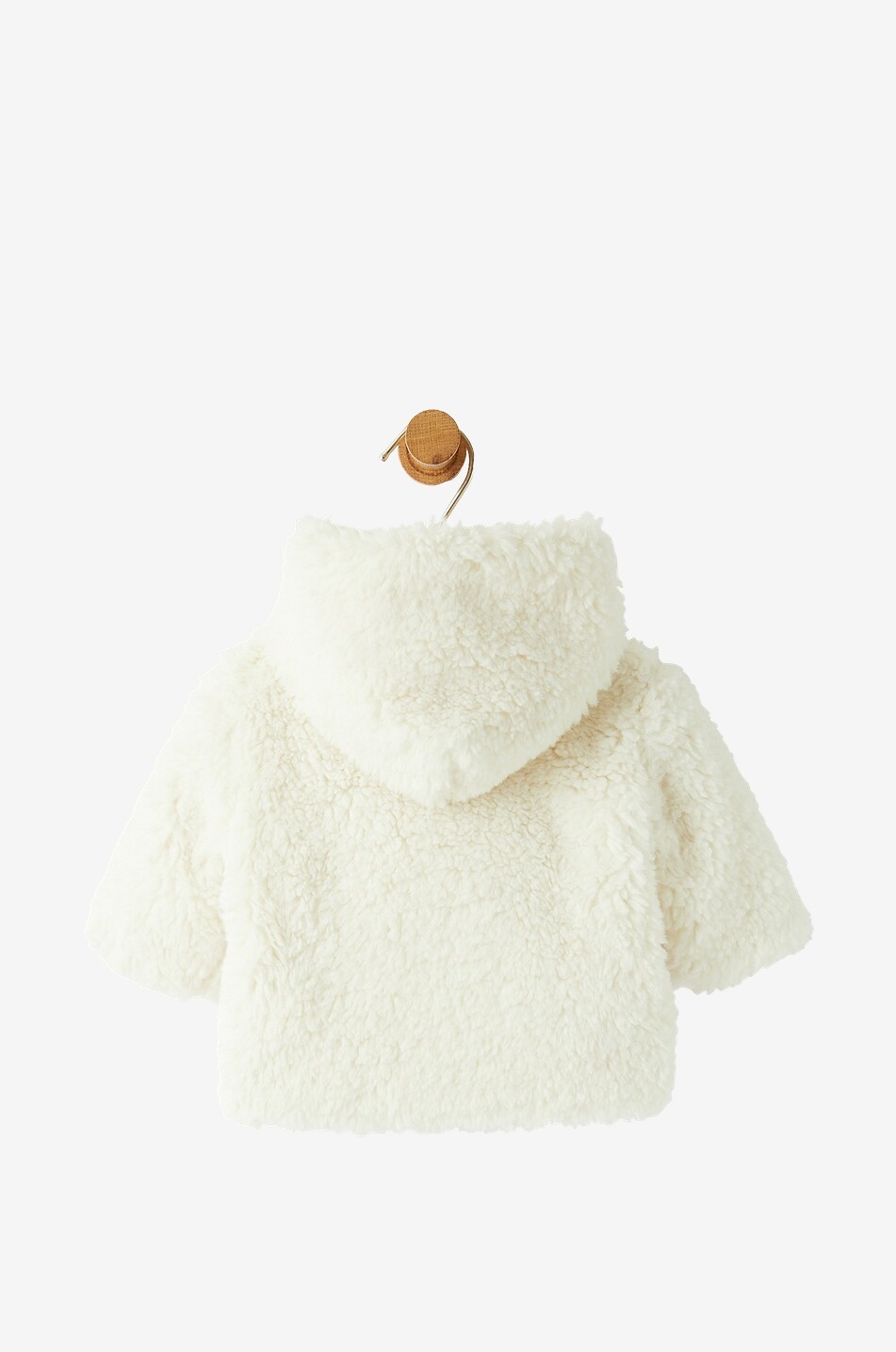 TEDDY & MINOU Mantel für Babys aus Plüsch Baby WEISS 2