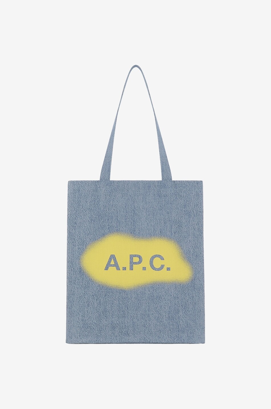 Vertikaler Denim-Shopper Lou